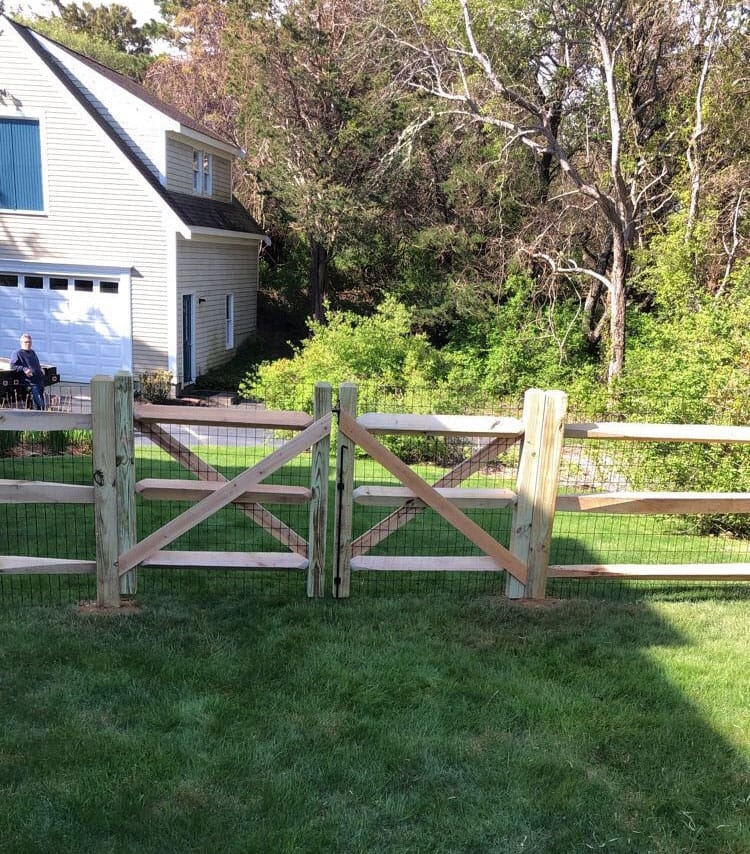 Cape Cod Rail Fencing – Bennett Fence and Arbor on Cape Cod